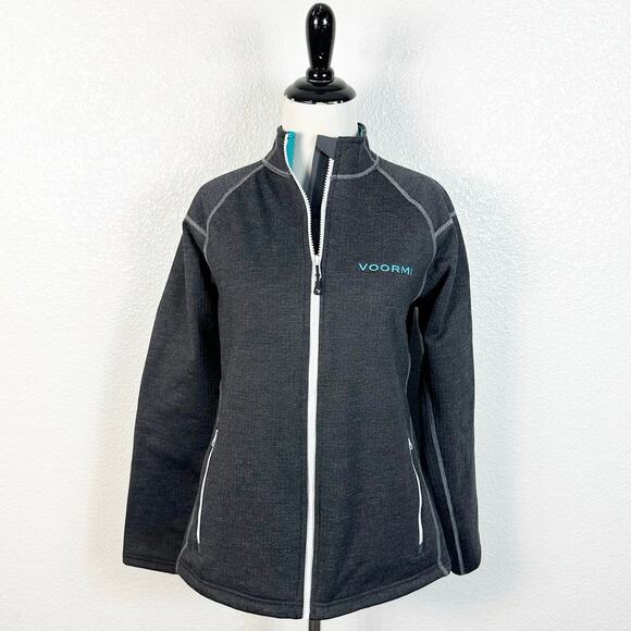 Voormi Womens Wool Blend Mid Weight Thermal Jacket in Grey Sized Medium - Picture 1 of 14